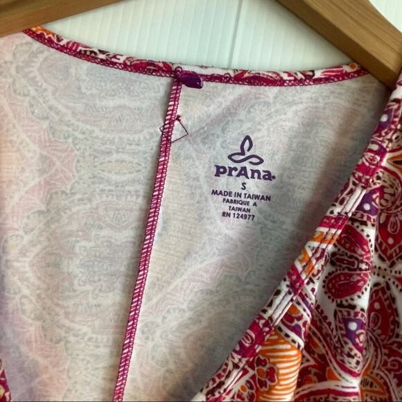 Prana faux wrap 3/4 length sleeve dress - Picture 2 of 9